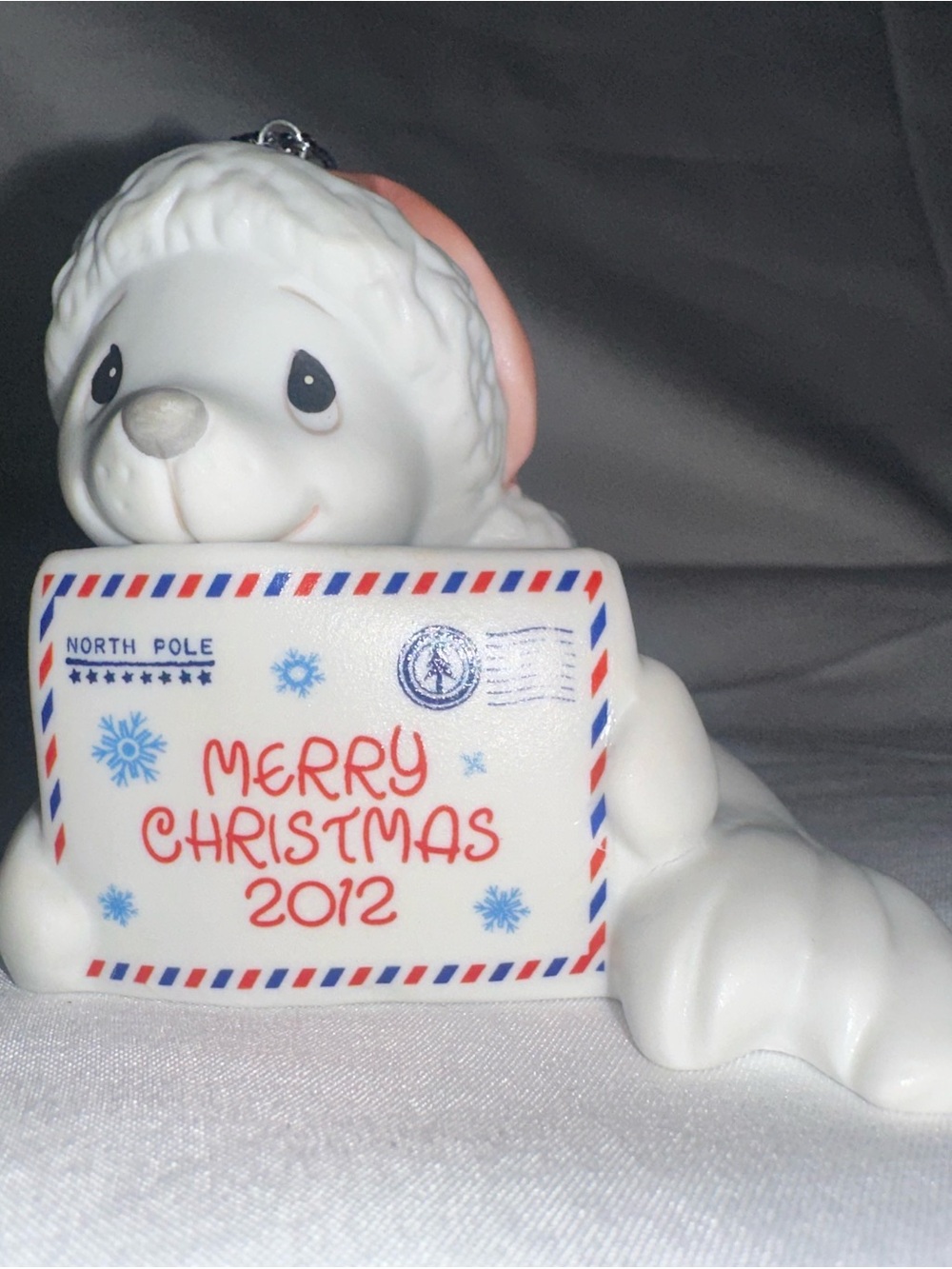 Precious Moments Sealed With A Kiss 2012 Christmas Ornament